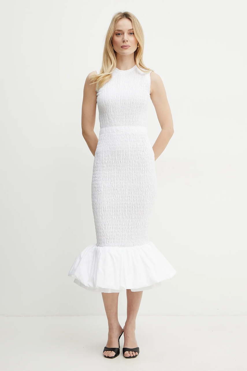 Patou rochie culoarea alb