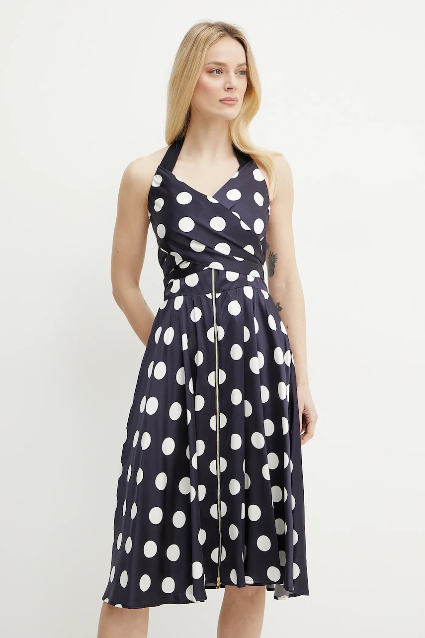 Patou rochie culoarea bleumarin