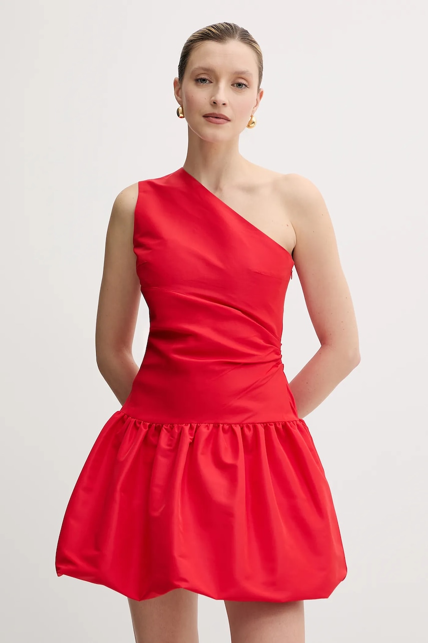 Patou rochie culoarea rosu