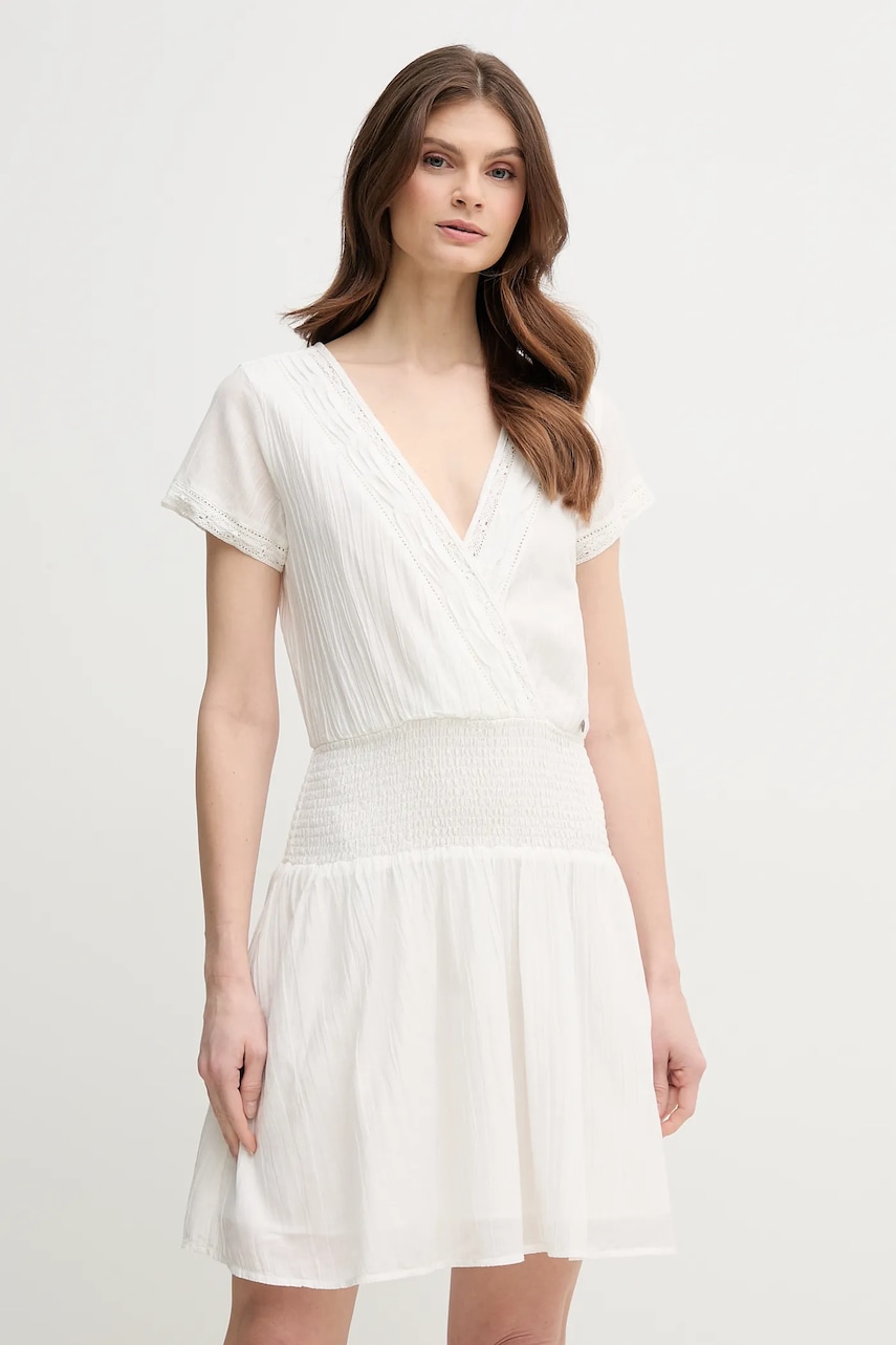 Pepe Jeans rochie DEA culoarea bej