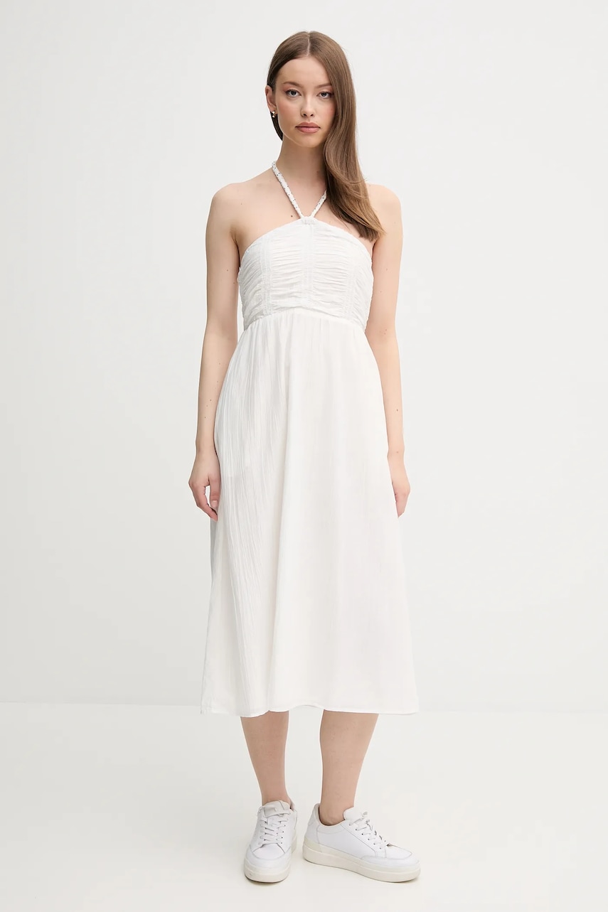 Pepe Jeans rochie DOROTHA culoarea bej