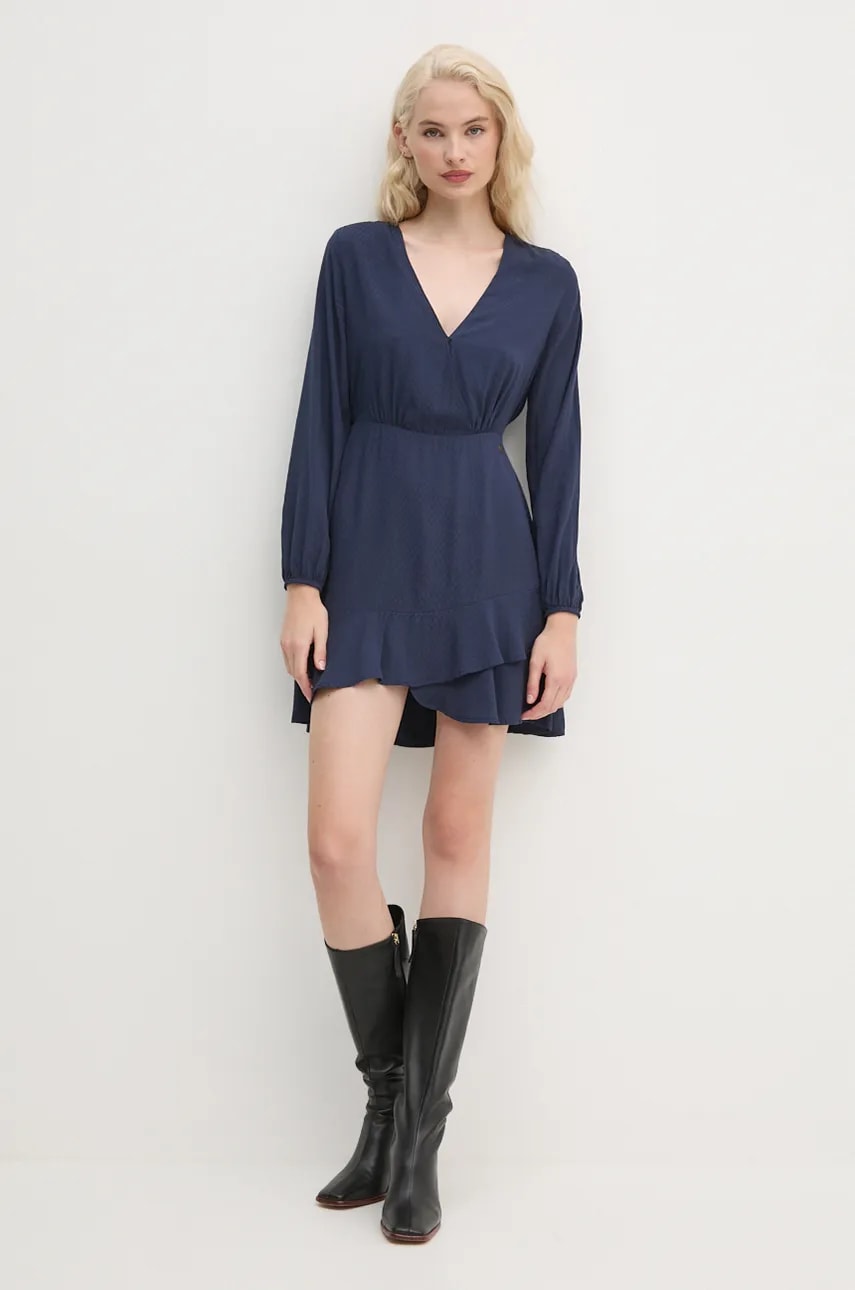 Pepe Jeans rochie KENDALL culoarea bleumarin