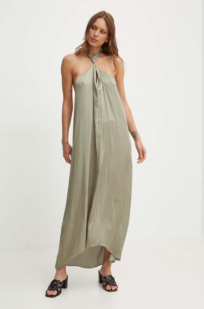 Pepe Jeans rochie LILIANA culoarea verde