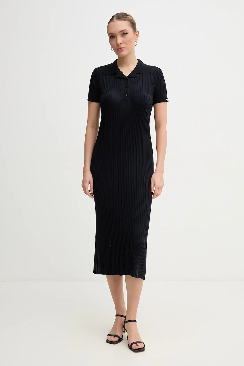 Pepe Jeans rochie PATRICIA culoarea bleumarin