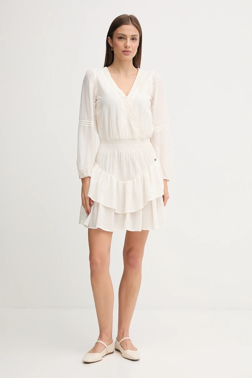 Pepe Jeans rochie culoarea bej