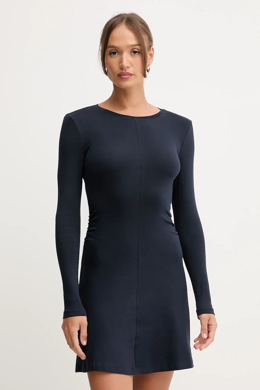 Pepe Jeans rochie culoarea bleumarin
