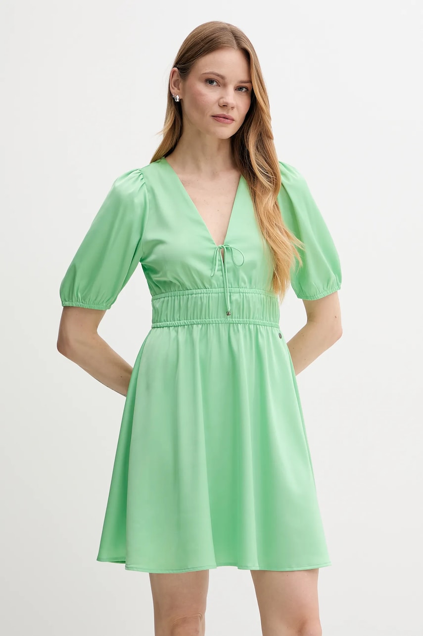 Pepe Jeans rochie culoarea verde