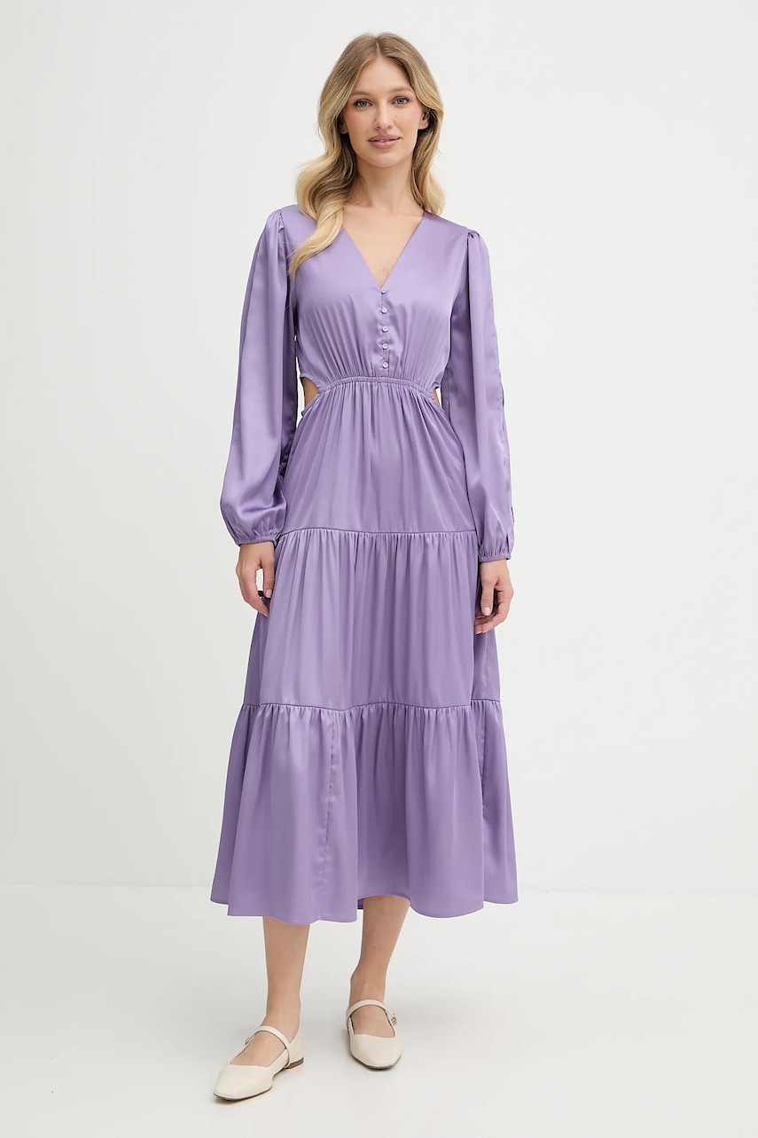 Pepe Jeans rochie culoarea violet