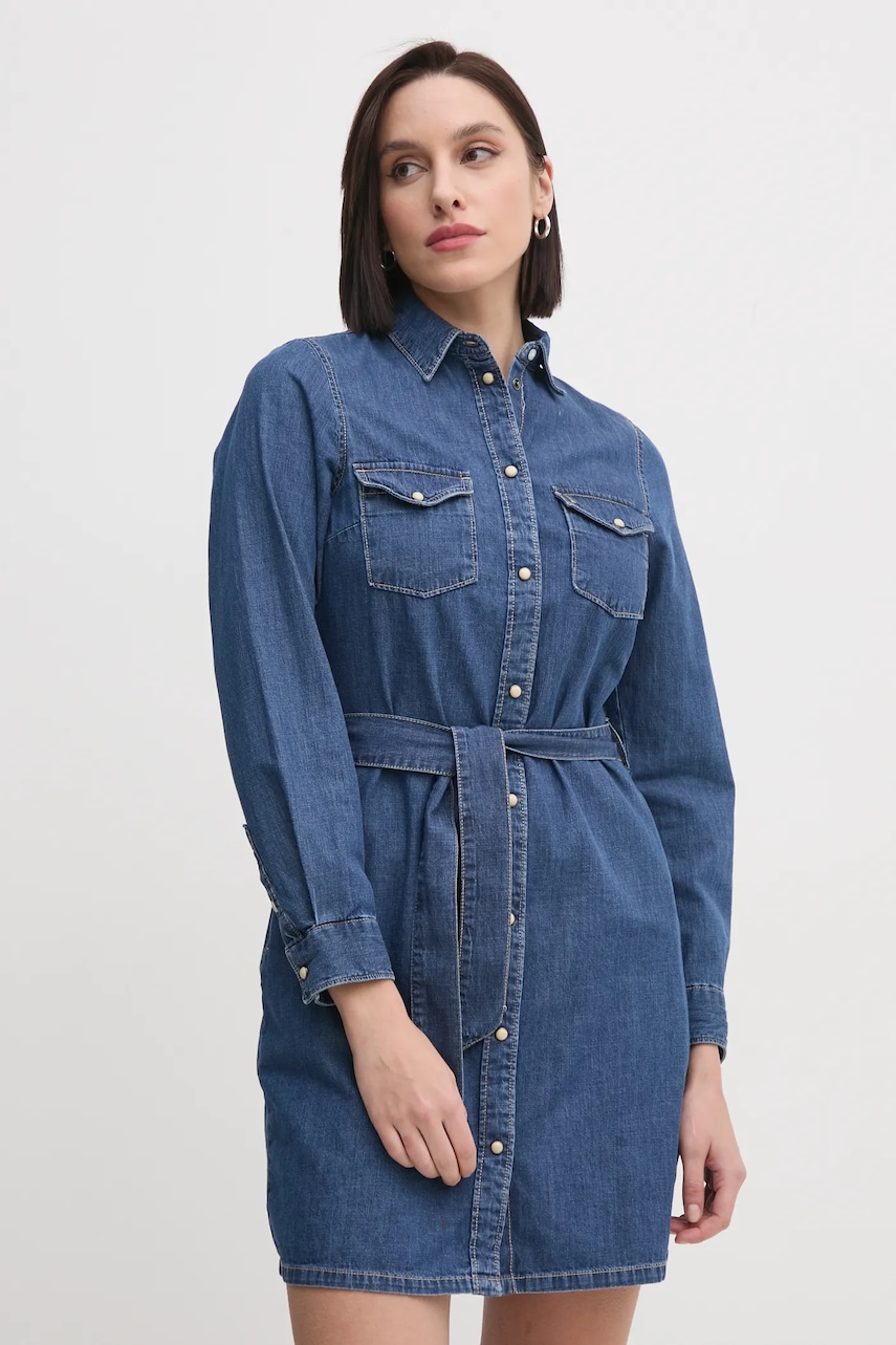 Pepe Jeans rochie din denim REGULAR DENIM DRESS mini
