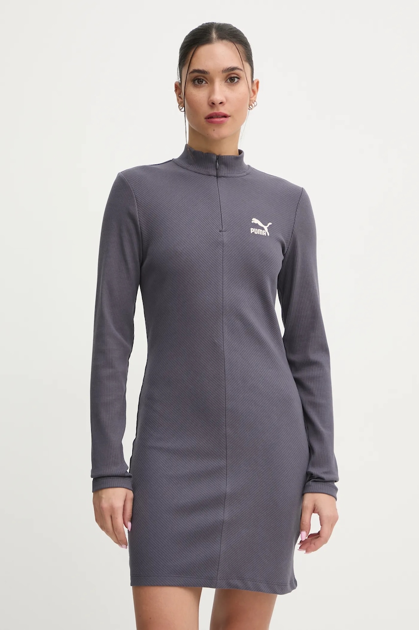 Puma rochie culoarea gri