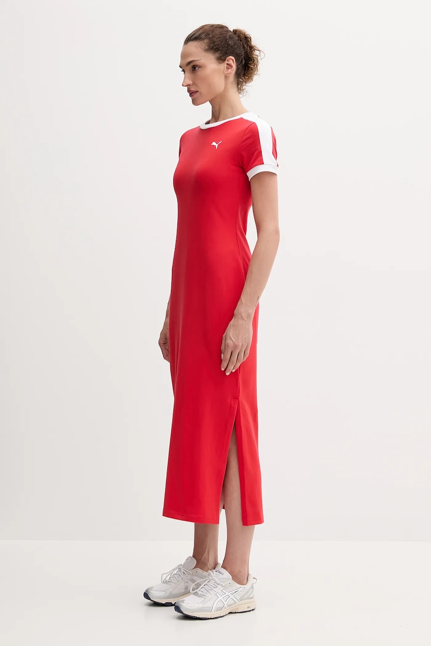 Puma rochie culoarea rosu