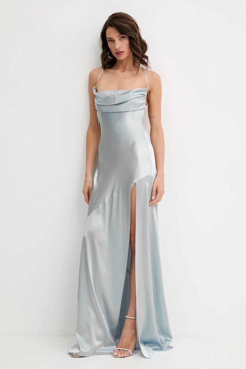 Retrofete rochie de mătase Emery maxi