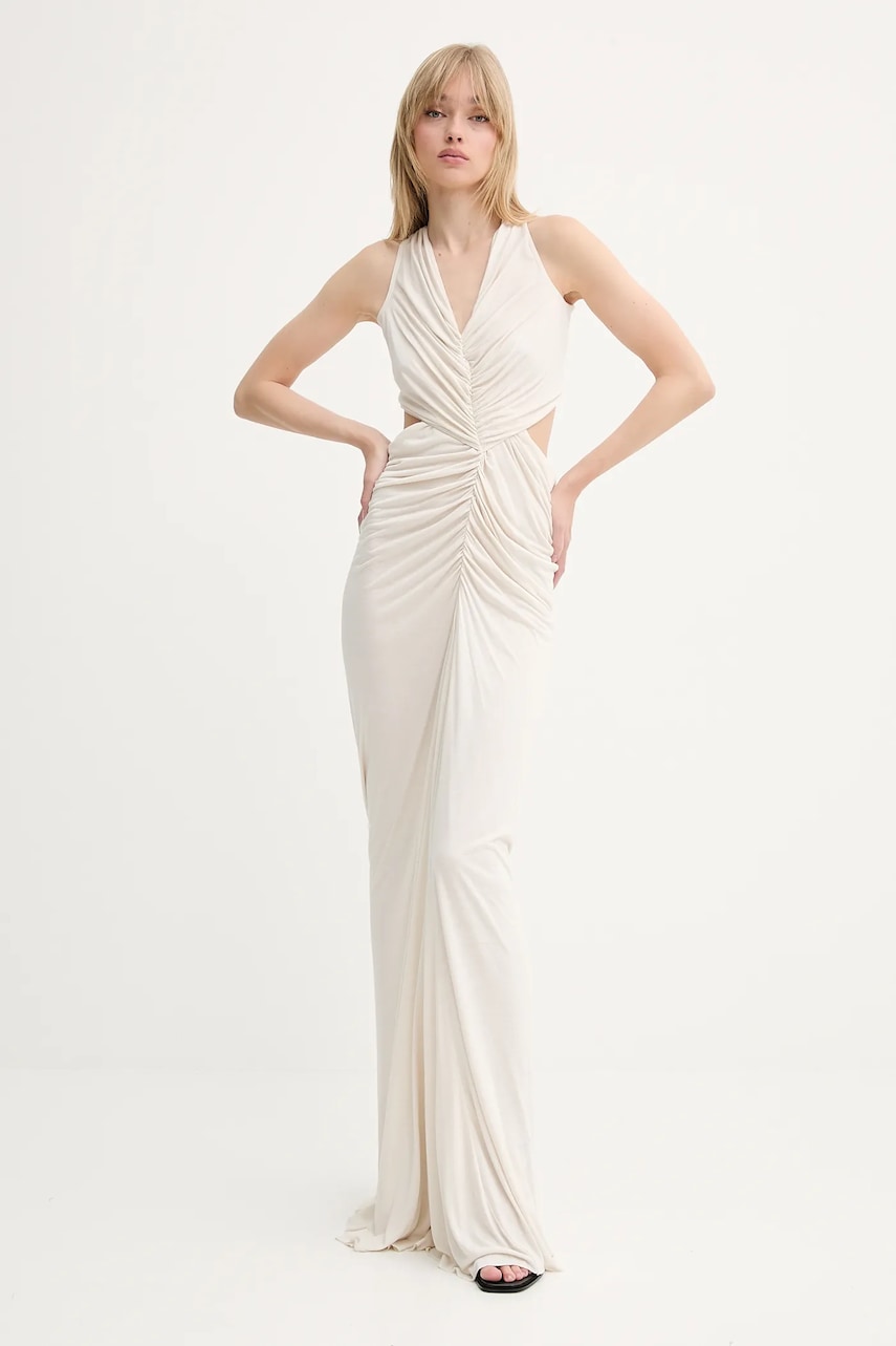 Rick Owens Lilies rochie culoarea bej