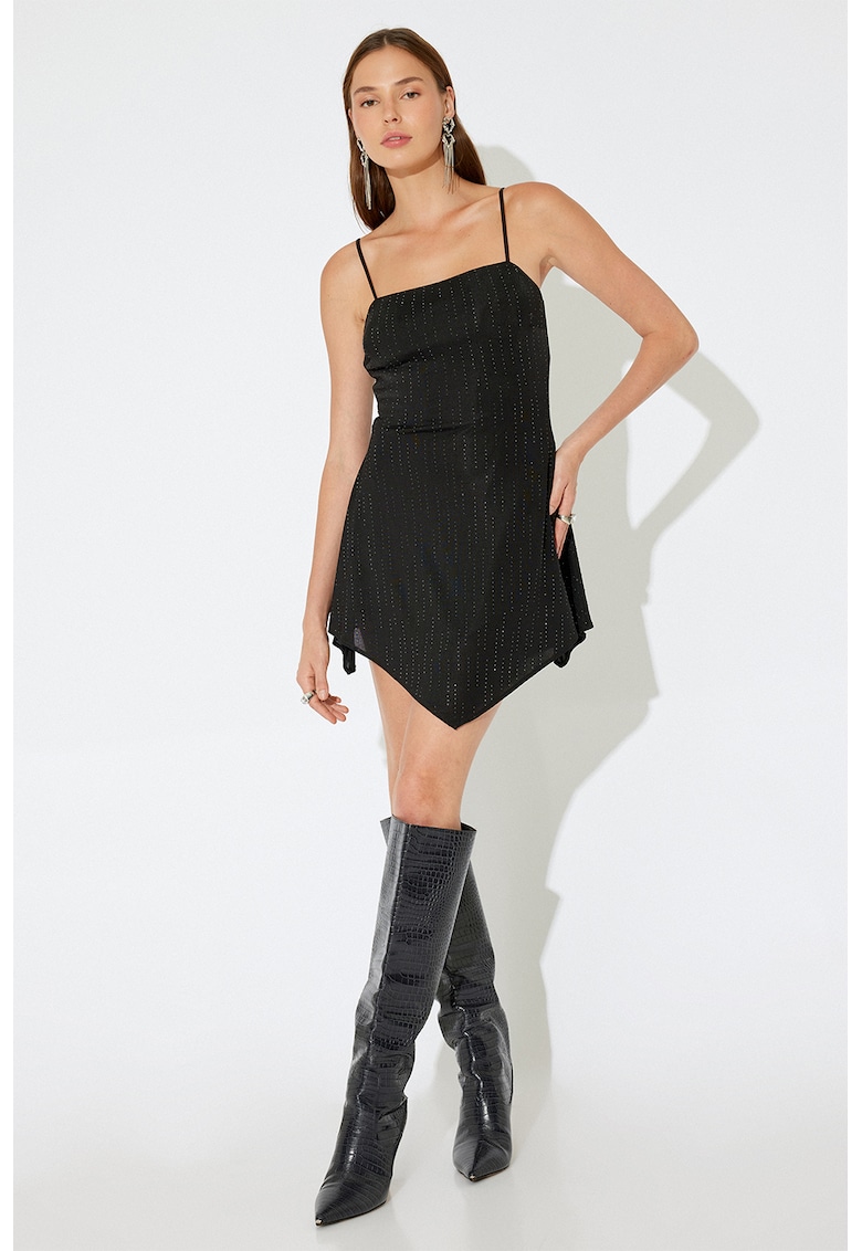 Rochie asimetrica fara maneci