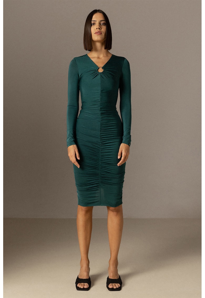 Rochie bodycon cu fronseuri