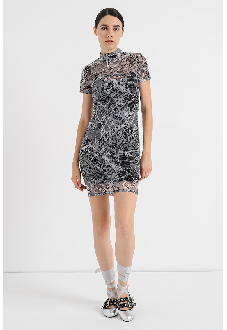 Rochie bodycon cu imprimeu