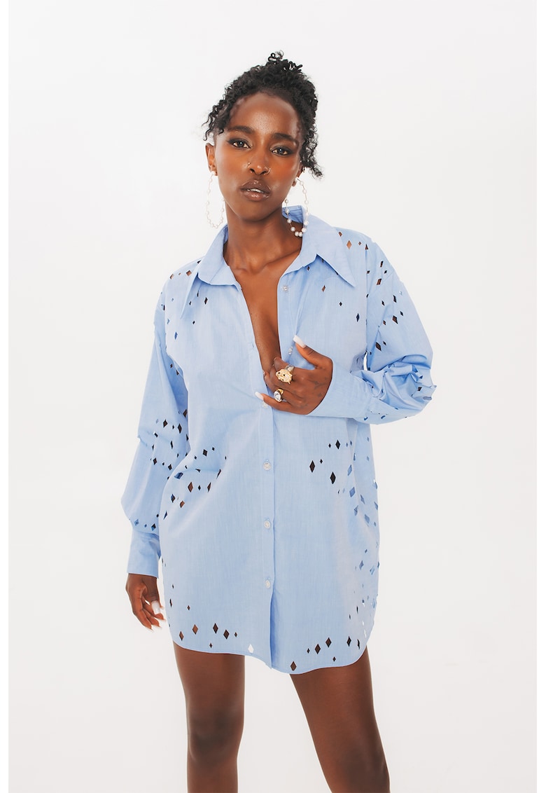 Rochie-camasa cu decupaje