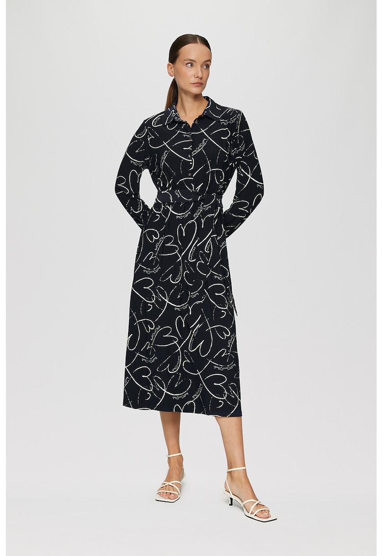 Rochie-camasa cu model cu inimi