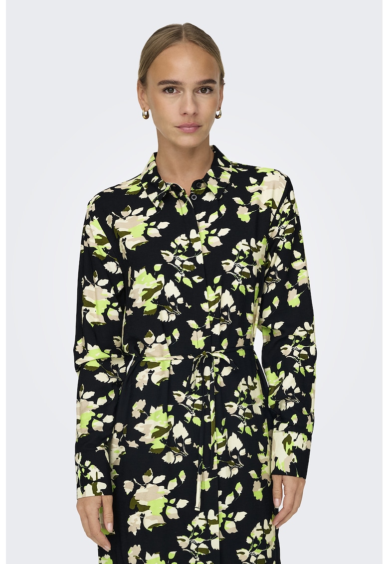 Rochie-camasa cu model floral
