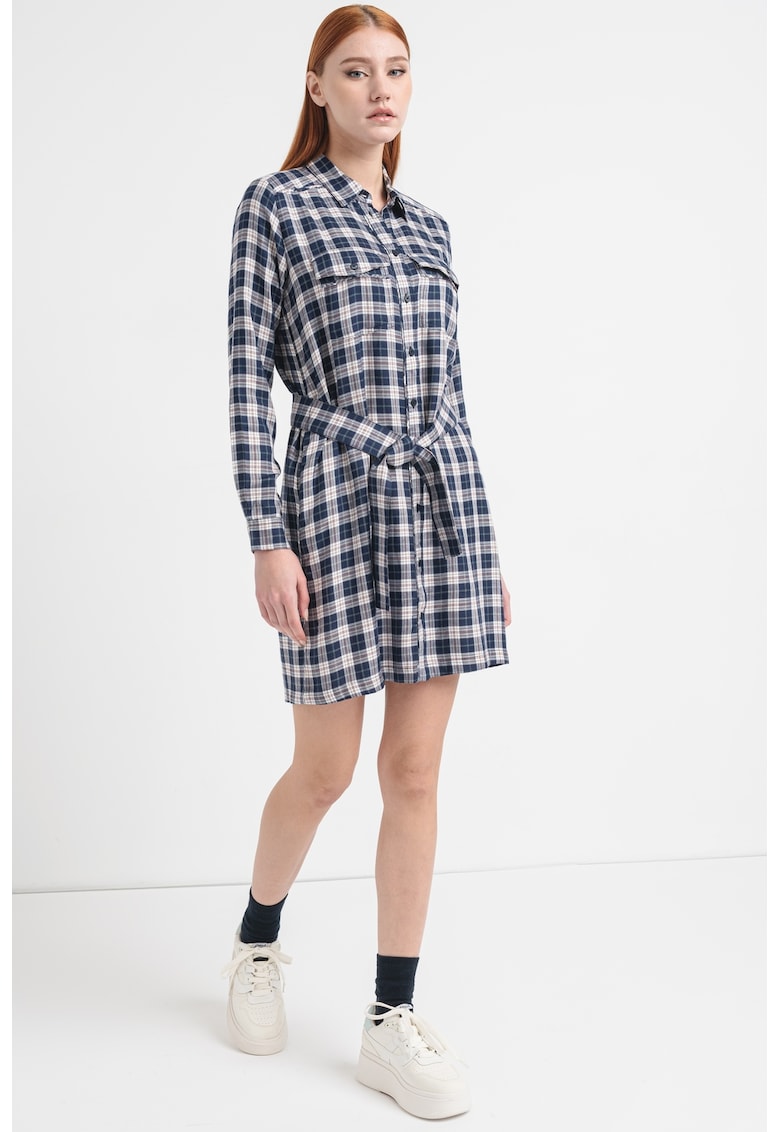 Rochie-camasa cu model in carouri