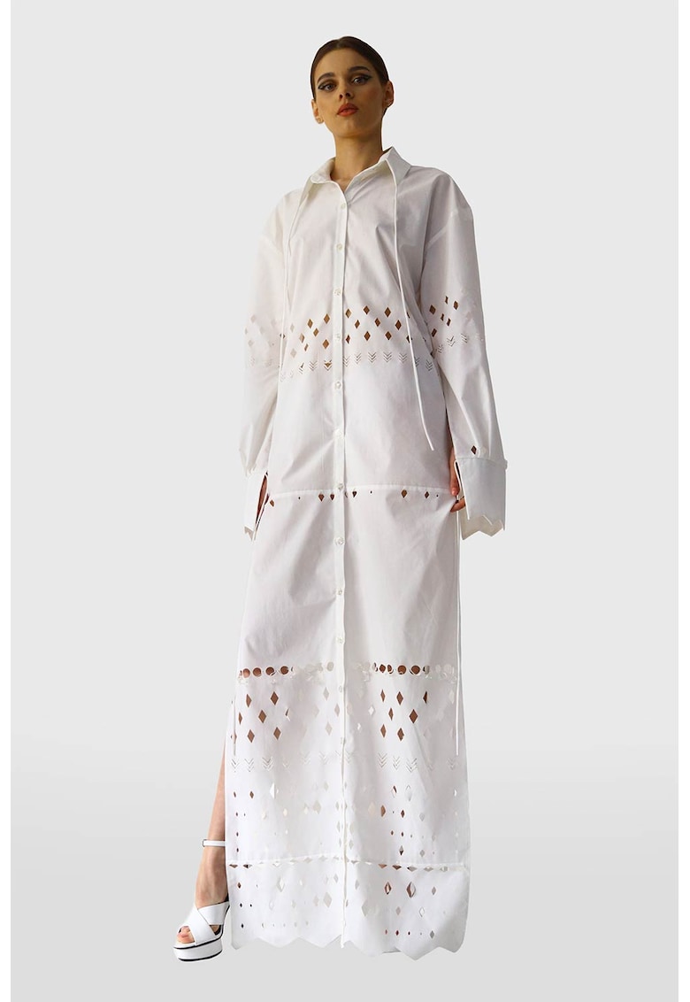 Rochie-camasa cu perforatii