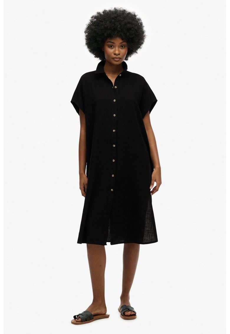 Rochie-camasa cu slituri laterale