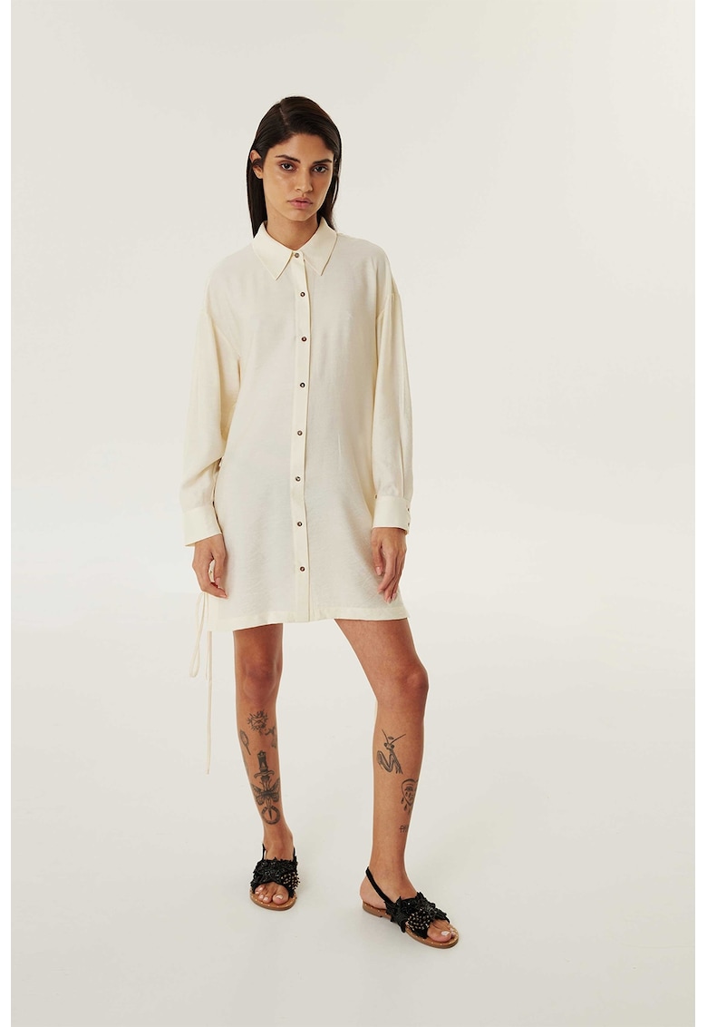 Rochie-camasa cu snururi laterale