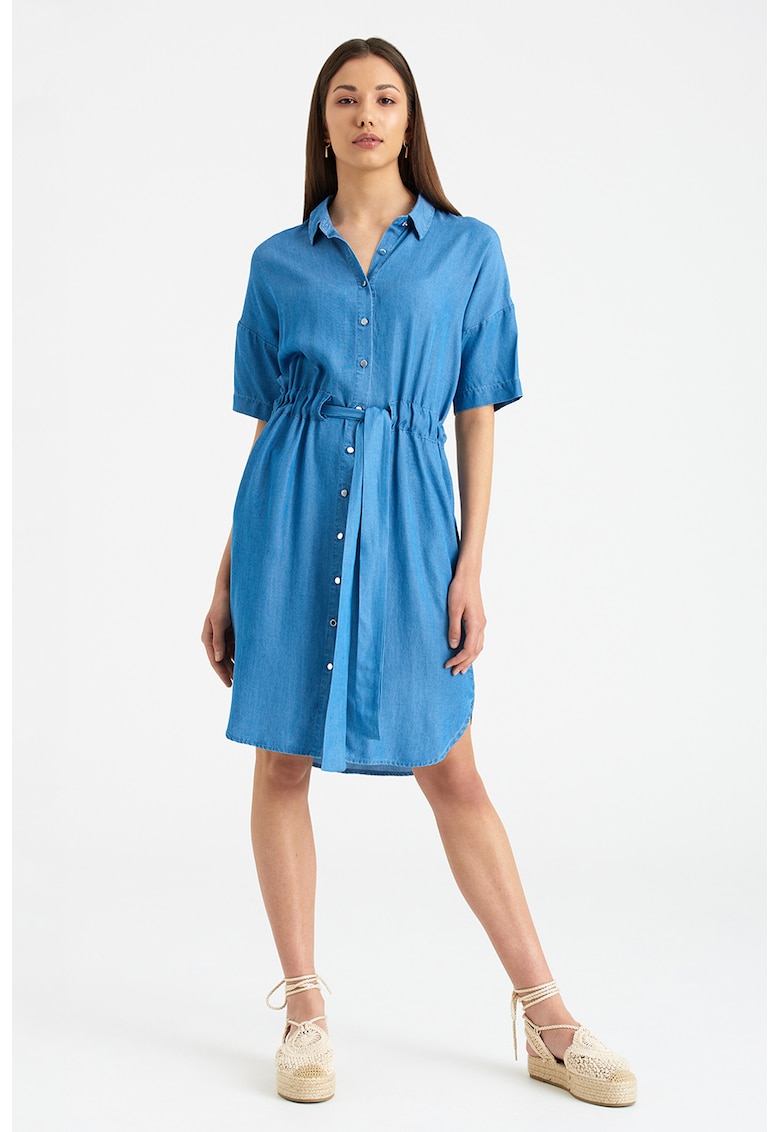 Rochie-camasa cu un cordon in talie
