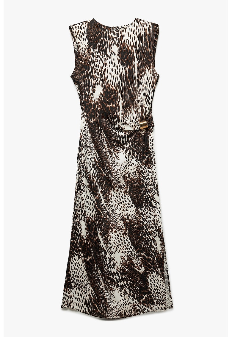 Rochie cambrata cu animal print