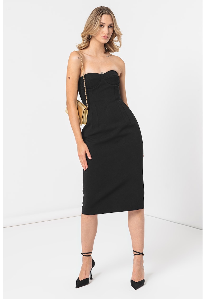 Rochie cambrata cu cupe balconette