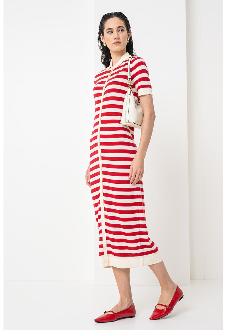 Rochie cambrata cu model in dungi