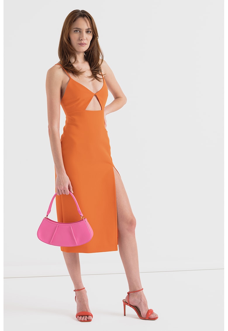 Rochie cambrata cu slit frontal Kardina