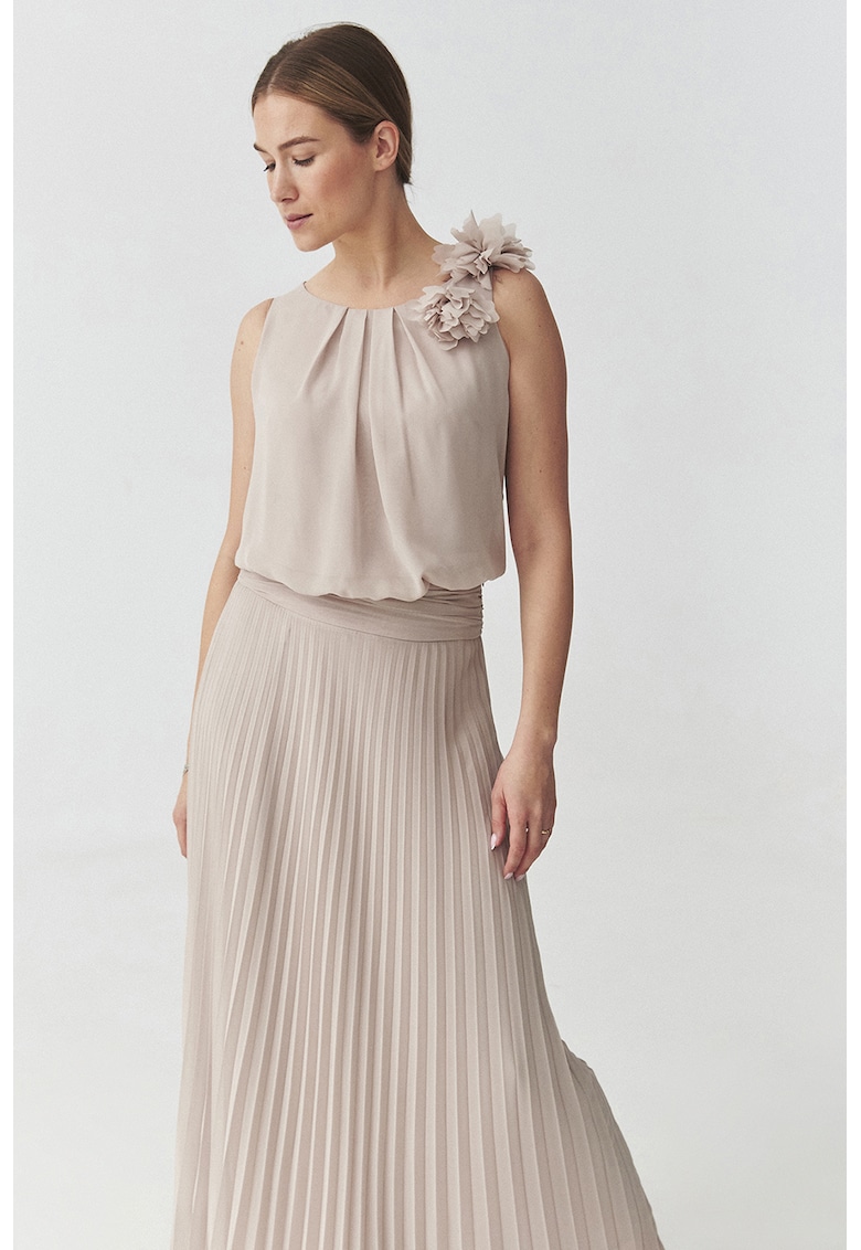 Rochie cu aspect plisat Rozani