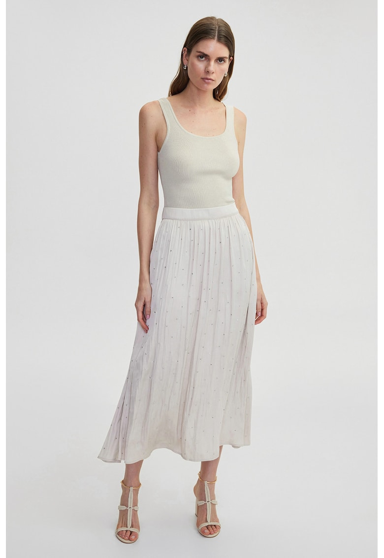 Rochie cu buzunare si strasuri