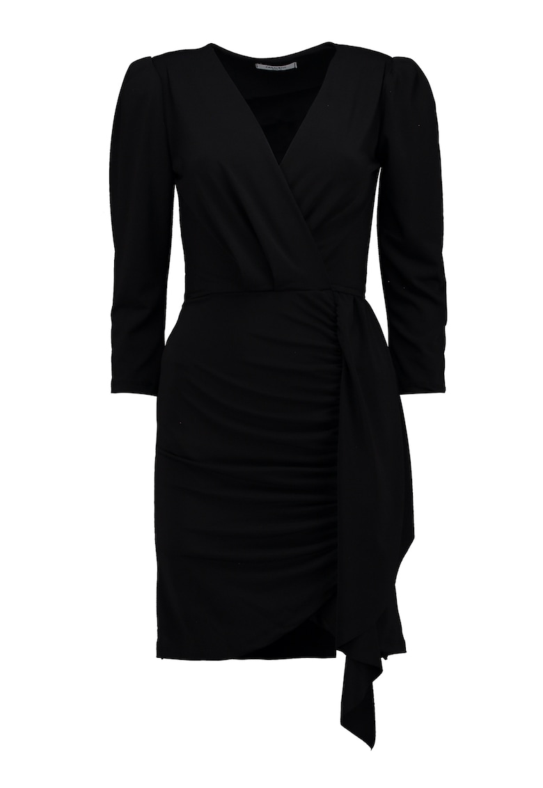 Rochie cu croiala bodycon si detaliu drapat