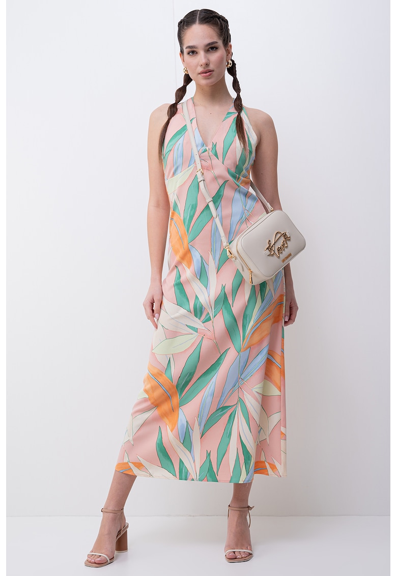 Rochie cu decolteu in V si model