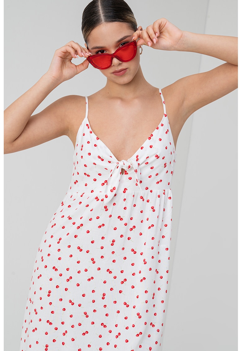Rochie cu decolteu in V si model