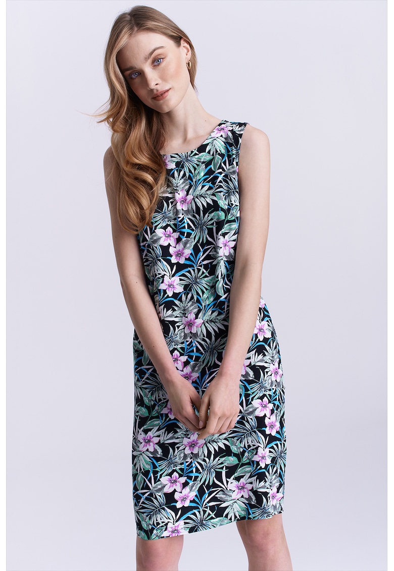 Rochie cu imprimeu - fara maneci