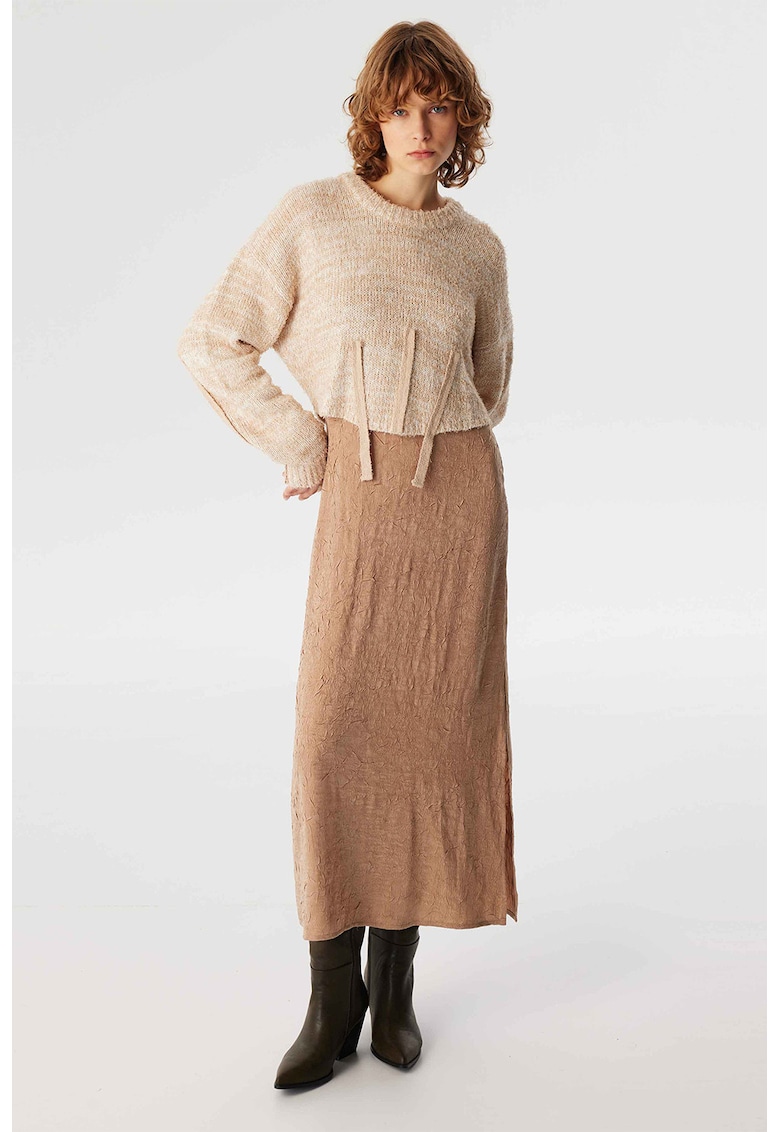 Rochie cu maneci lungi si model 2 in 1