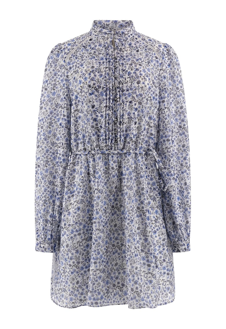 Rochie cu model si maneci lungi