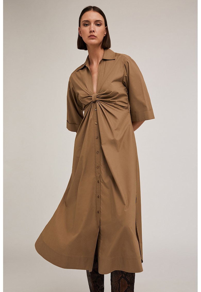 Rochie cu nod frontal