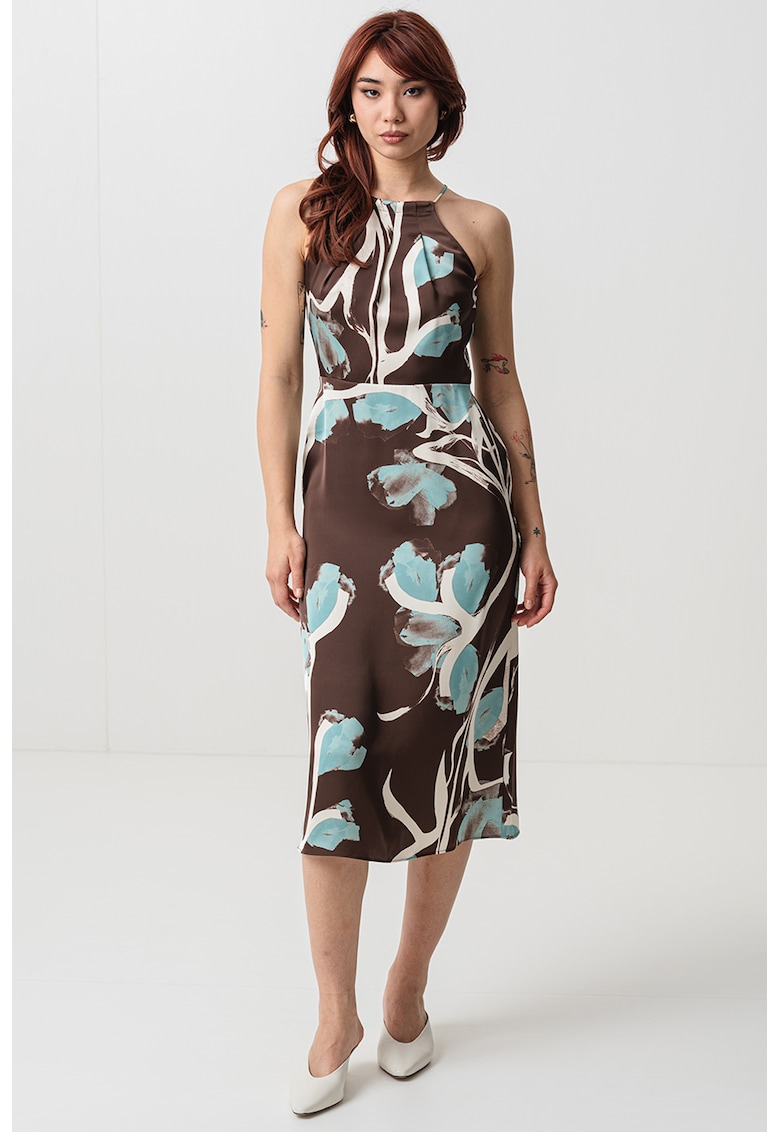 Rochie de satin - fara maneci