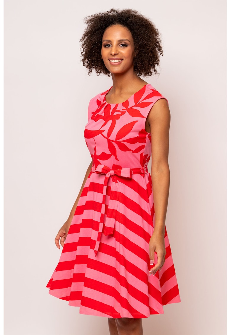 Rochie din amestec de modal cu imprimeu Vaercio