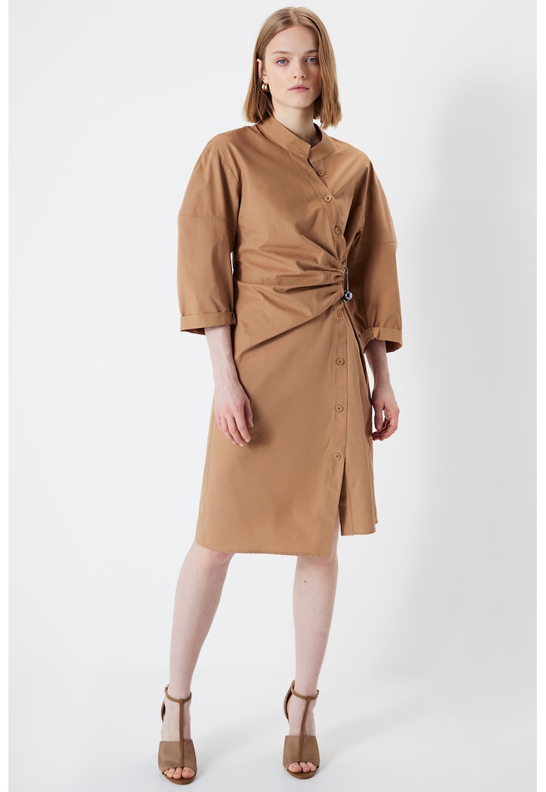 Rochie din bumbac cu croiala dreapta