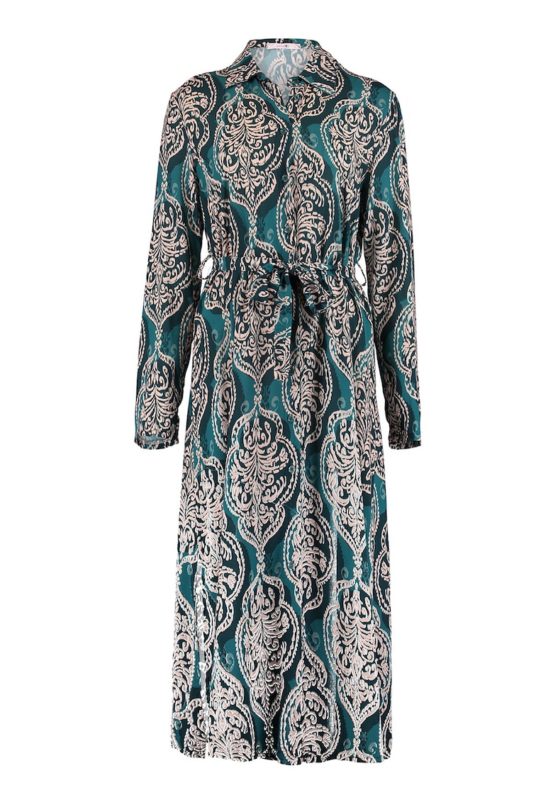 Rochie din viscoza cu cordon in talie