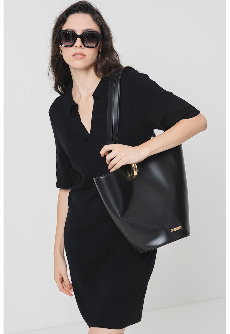 Rochie dreapta cu guler