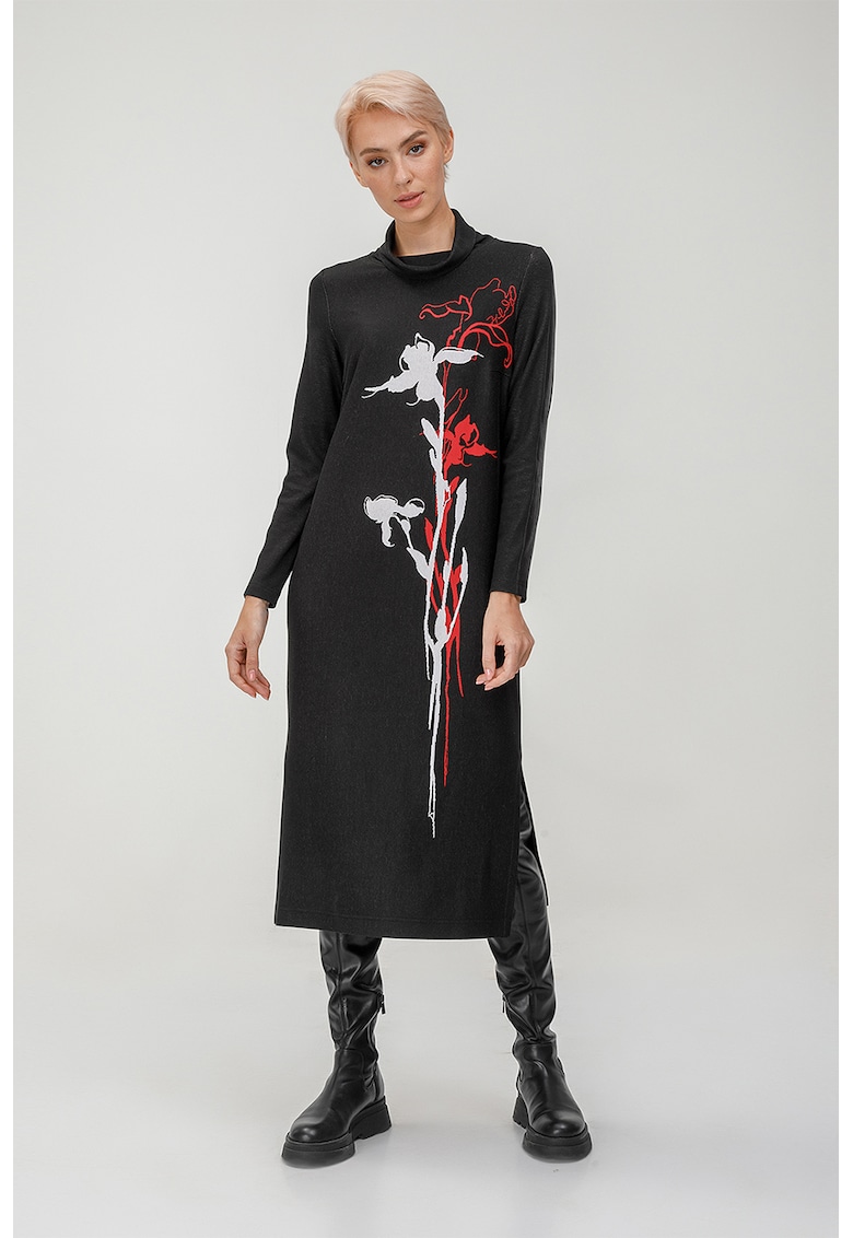 Rochie dreapta cu slituri laterale