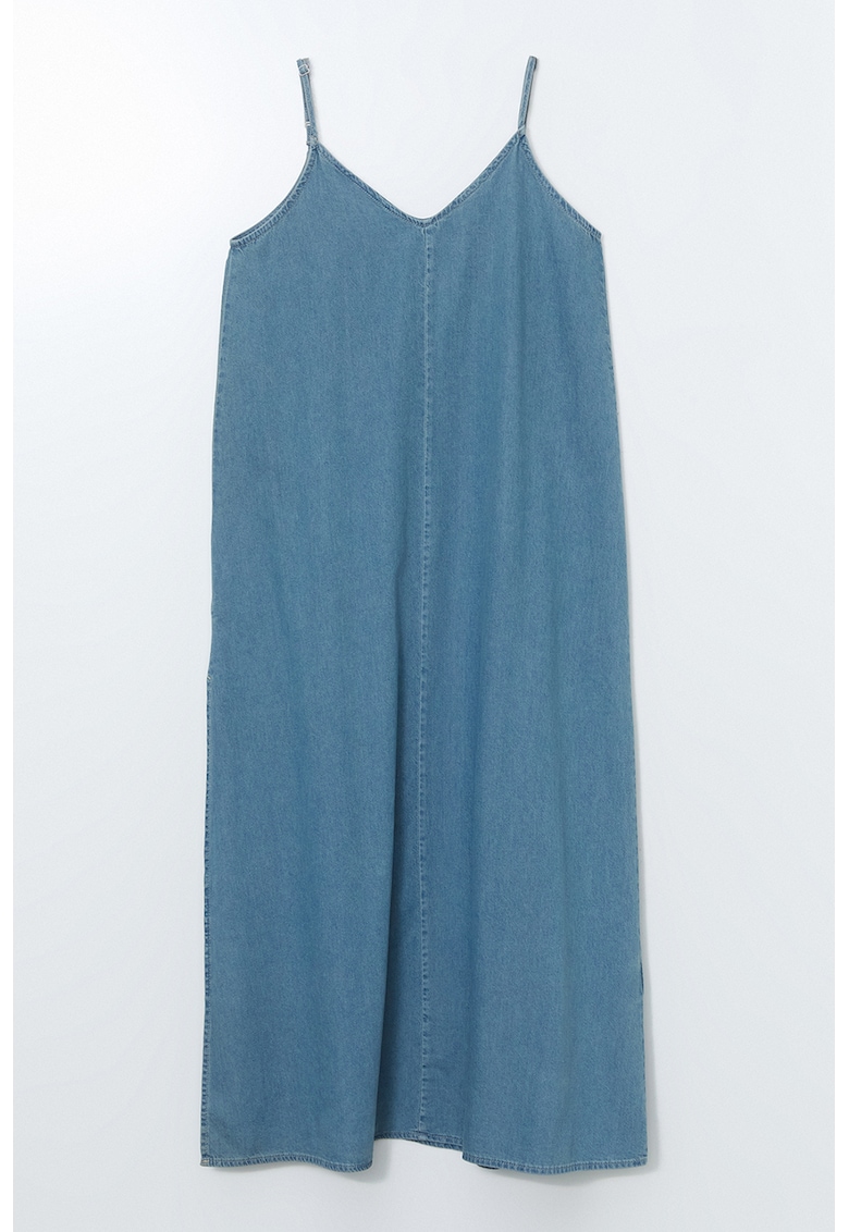 Rochie dreapta din denim