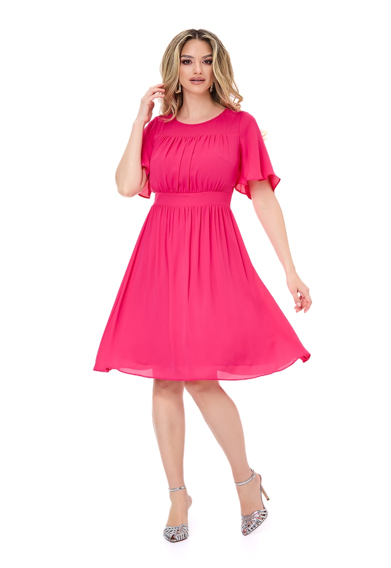 Rochie evazata cu decolteu rotund Nora