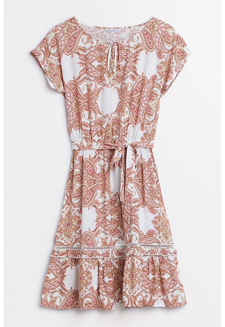 Rochie evazata cu imprimeu